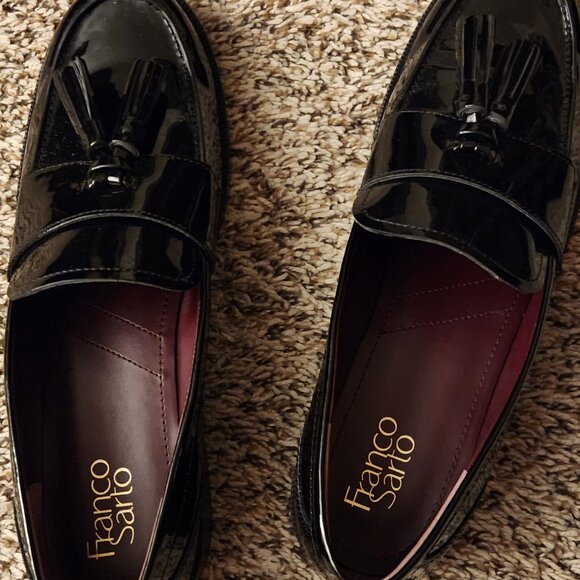 Franco Sarto-Size 11- Black Loafers - Picture 1 of 3
